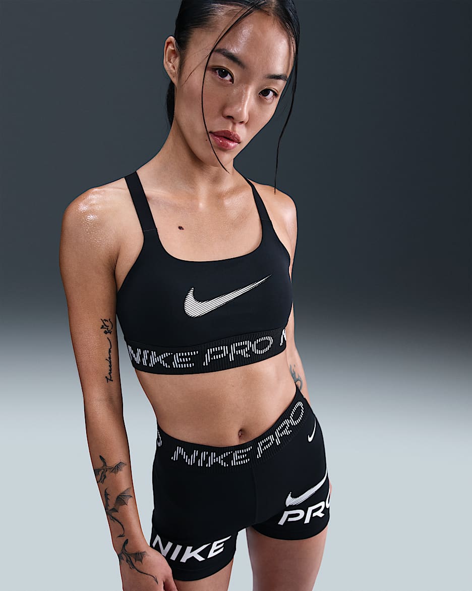 【NIKE】PRO Light-Support Padded スポーツブラ Nike Pro Women's Light-Support Sports Bra. Nike ID